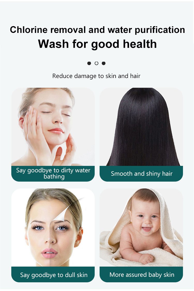 High Pressure Showerhead 3 Modes Water Saving Pressurized Shower Head Massage And Skin Beauty Multifunctional Shower Head