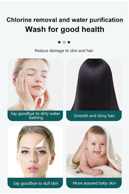 High Pressure Showerhead 3 Modes Water Saving Pressurized Shower Head Massage And Skin Beauty Multifunctional Shower Head