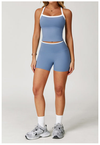 Women's Clothes 2 Pieces Workout Tracksuit Yoga Set Sportswear Gym Clothing High Waist Bell-bottoms Sexy Fitness Bta Sports Suit