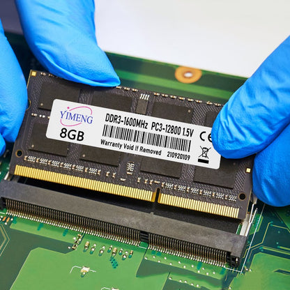 Memórias RAM para Notebook DDR3 DDR3L 4GB 8GB PC3L 1.35V 1066 1333 1600Mhz PC3 1.5V 8500 10600 12800 204 Pinos SODIMM