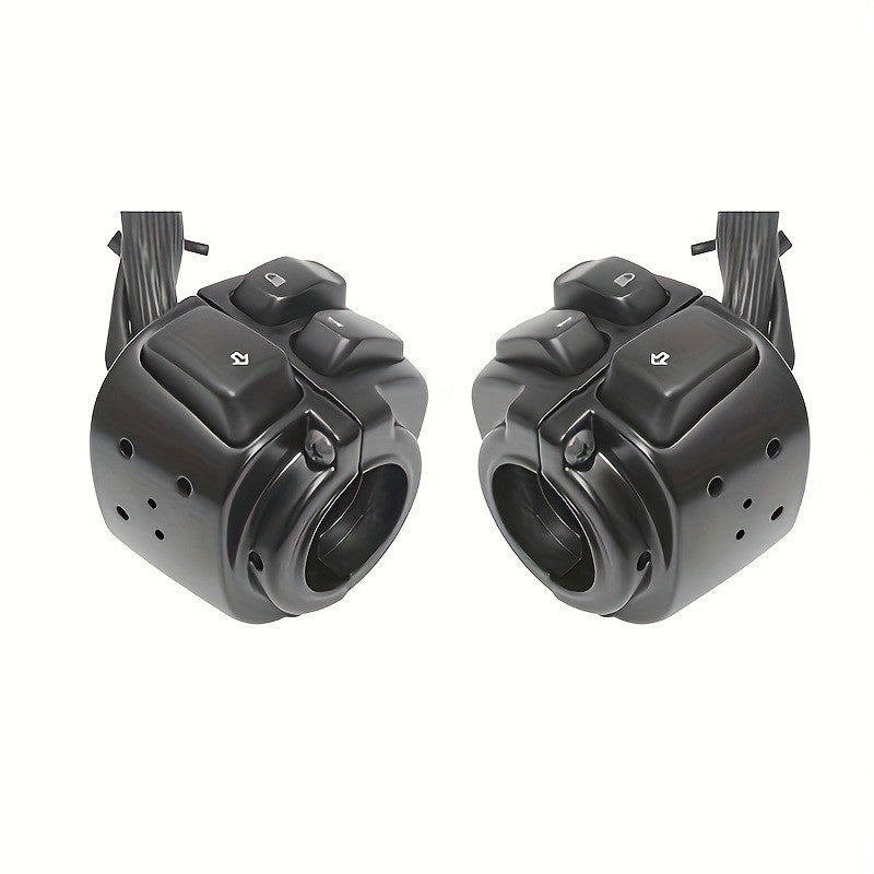 Motorcycle Handlebar Control Switch Housings 1", with Wiring Harness for Harley Dyna Sportster 883 1200 XL V-Rod 1996-2012