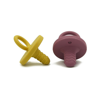 TYRY.HU Baby Newborn Soft Food Silicone Nipple Infant Safe Circle Type Nipples Toddler Pacifier Kids Teether Toy For Boy Girls