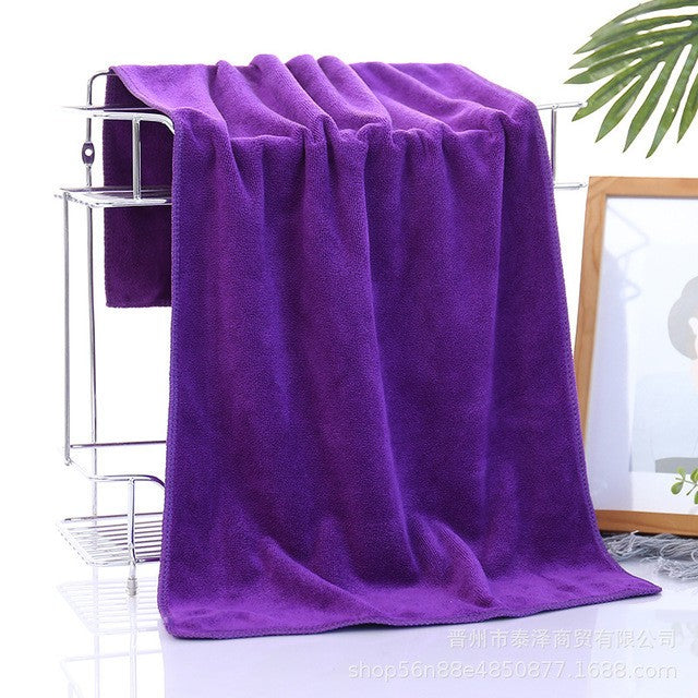 Microfiber Bath Towel , 100X200 cm -Extra Absorbent, Fast Drying, Multipurpose for Swimming, Fitness, Sports, Yoga, Grey