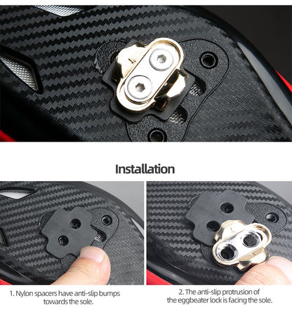 Bike Cleats for SHIMANO Road Bicycle Self-locking Pedal Cleat Anti Slip Cycling Shoes Cleats for SHIMANO SPD SL Bike Accessories