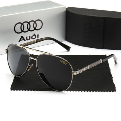 Audi Polarized UV400 Driving Sunglasses for Men/Women Square Frame Glasses Wholesale Gift for Auto Enthusiasts 557