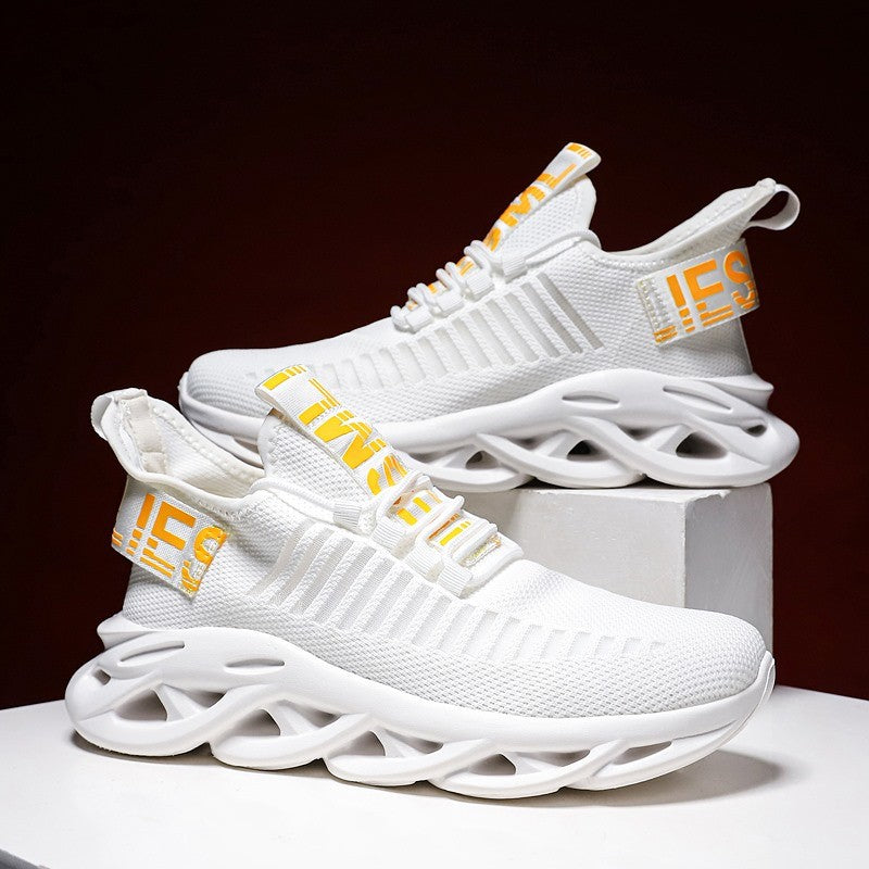 Men Shoes Comfortable Unisex Sneakers Breathable Couple Running Shoes Women Tenis Sports Shoe Size 36-46 White Walking Sneakers