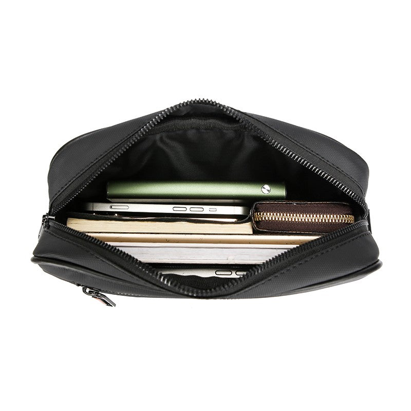 High Quality Soft PU Leather Men's Shoulder Bag Fashion Small Handbag Casual Male Day Clutch Bag