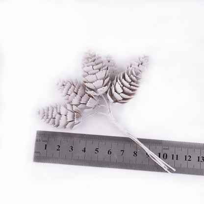 6/10 Pieces Mini Pine Cone Christmas Decoration Simulation Pine Cone Artificial Plant Home Decoration Supplies