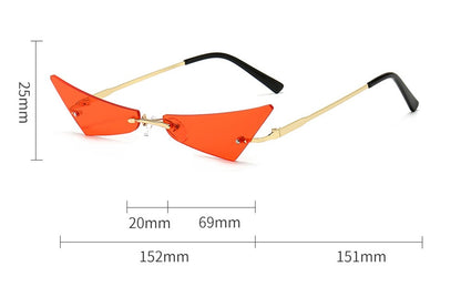 Game Genshin Impact Mavuika Cosplay Glasses Unisex Red Personalized Geometric Sunglasses Eyewear Halloween Carnival Accessories