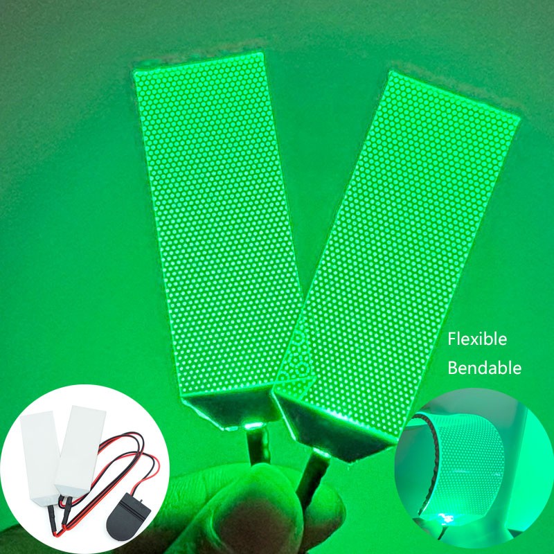 Flexible Bendable DIY LED Light Eyes Kits for Iron Man Halloween Helmet Mask Eye Light Cosplay Accessories Can Cropped Props