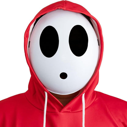 Game Bros Shy Guy Mask Cosplay Funny Unisex Adlut Plastick Masks Halloween Carnival Party Costume Props Masquerade Cartoon Chara