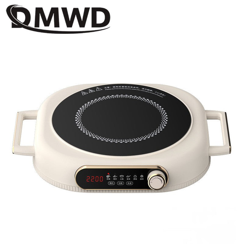 Electric Ceramic Infrared Heating Furnace Magnetic Waterproof Induction Cooker Hob Hot Pot Stir-Fry Stove Timer Heater Cooktop