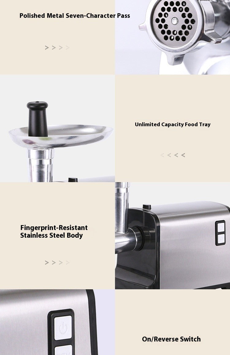 SucceBuy Moedor de Carne Elétrico Picador Processador de Alimentos Pesado Eletrodomésticos de Cozinha Máquina Moedora Comercial