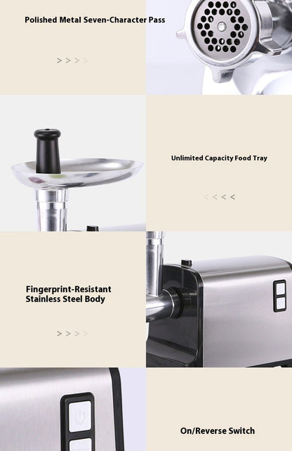 SucceBuy Moedor de Carne Elétrico Picador Processador de Alimentos Pesado Eletrodomésticos de Cozinha Máquina Moedora Comercial