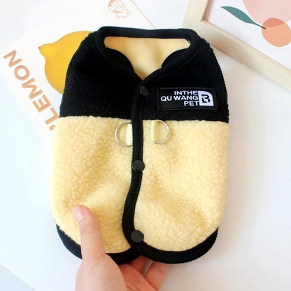 Roupas de cachorro de lã de outono Colete de cachorro com estampa de coelho Moda Moletom de cachorrinho Quente Colete de gato Pulôveres Moletons de estimação Fantasia de chihuahua