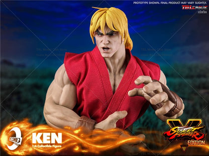 Iconiq Studio Capcom IQGS-04 Escala 1/6 Ken Masters Jogo de Luta de Rua Clássico Japonês 12 polegadas Conjunto Completo Boneco de Ação Soldado