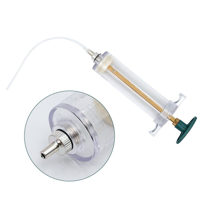 Seringa de Alimentação para Filhotes de Papagaio e Pombo 10/20/30/50/100ml Injeção Veterinária Contínua Alimentador de Pássaros Mistura de Silicone