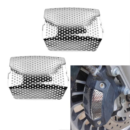 Conjunto de Inserções para Pinça de Freio Dianteiro Preto/Cromado para Motos Harley Touring Road King Electra Glide CVO Ultra Classic V-Rod