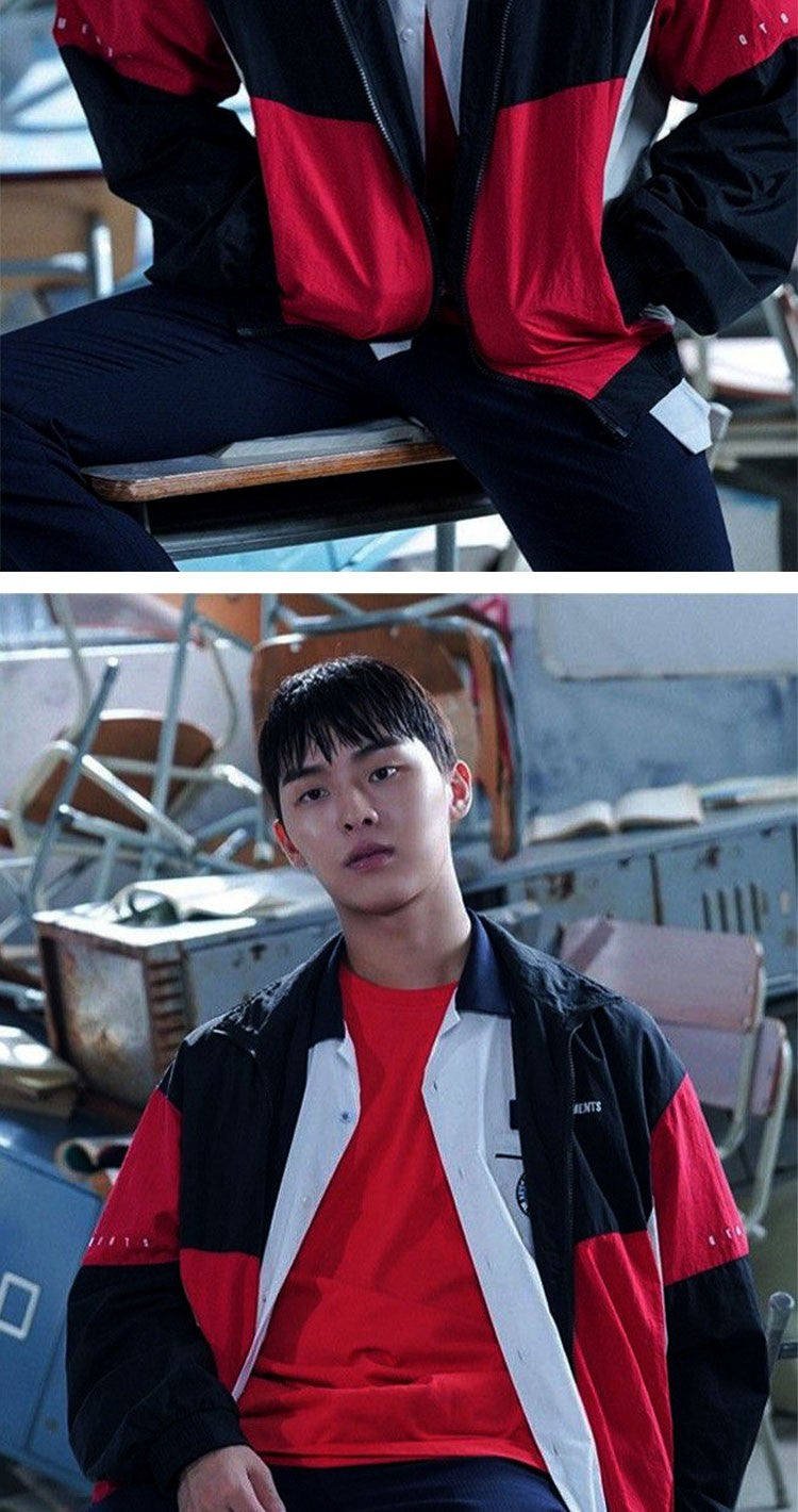 Qt8 Garments Weak Hero Class Jacket Unisex Ahn Suho Track Jackets Coat Men Women Long Sleeve Sports Tops Activewear Clothing