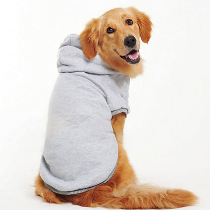 Casaco Jaqueta Sólida Moletom com Capuz para Cães Roupas para Cães Pequenos, Médios e Grandes Labrador Bulldog Francês Yorkshire Roupa S-9GG