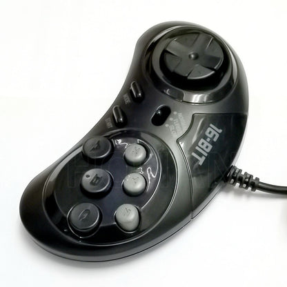 Universal Handle Game Controller Classic Wired 6 Buttons For SEGA Console PC MAC Mega Drive Gaming Accessories Remote Control