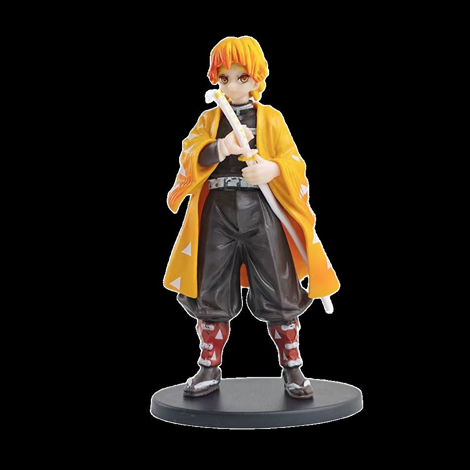 Anime Demon Slayer Kimetsu no Yaiba Figure Kamado Tanjirou Action Figure Agatsuma Zenitsu Nezuko Warrior PVC Model Toys