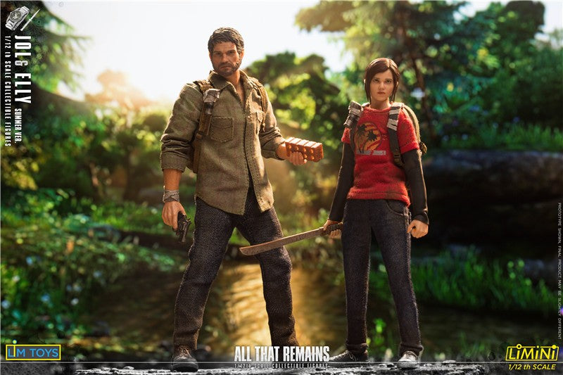 LIMTOYS LMN004 LMN005 LMN006 1/12 The Last Survivor Joel Ellie Modelo Boneco de Ação 6'' Soldado Conjunto Completo Brinquedos para Coleção