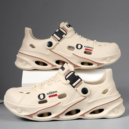 Men Outdoor Sandals Men's Outdoor Sandals Sport Slippers Beach Slides Breathable Clogs Men Casual Garden Shoes Non-slip Hiking