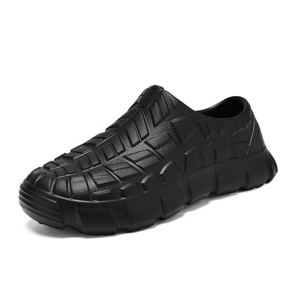 Slip-On Comfortable Ultra-Light Work Shoes, Oil-Proof, Dirt-Resistant, Waterproof, Non-Slip Chef Shoes, Sandals and Slippers