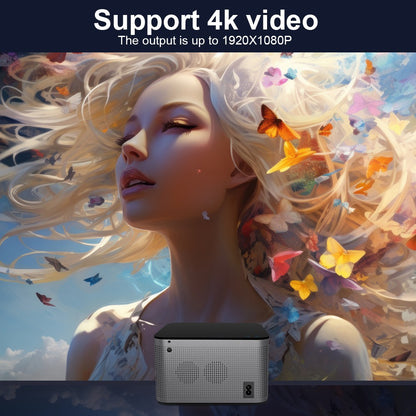 Projetor Smart 4K Magcubic Android 11 580 ANSI 1920*1080P Full HD Wifi6 BT5.0 Allwinner H713 com Controle de Voz para Home Theater