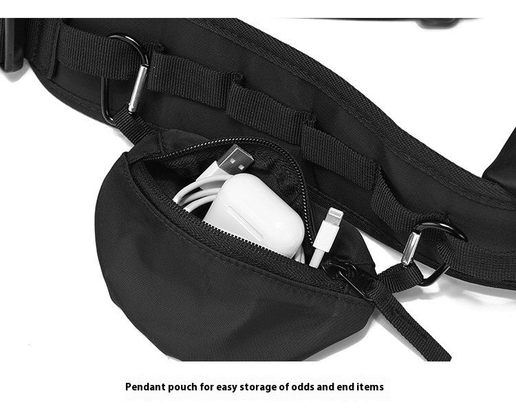 Causal Nylon Shoulder Man Bag Japanese Teenager School Laptop Sling Men's Bag Streetwear Travel Cross Bag Messenger Bags for Men