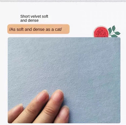 VIKAMA Christmas Two-Piece Rug Set American-Style Printed Holiday Party Decor Rug Kitchen & Bathroom Absorbent Rug