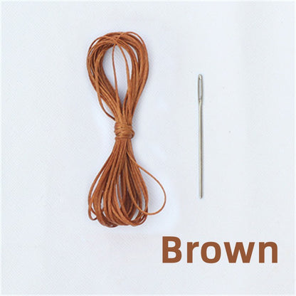 Needle and Thread Set For Car Steering Wheel Cover Hand Braiding DIY Kit