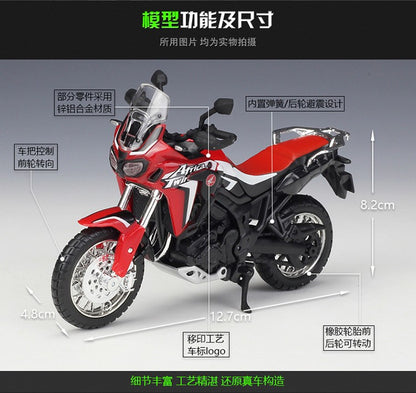 Maisto 1:18 Honda Africa Twin Dct Modelo de Liga de Motocicleta Simulada