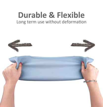 Washable Full Cover Placemat Dinning Highchair Tray Baby Silicone Placemat