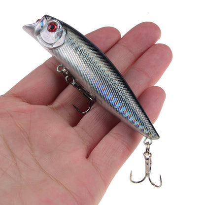 POETRYYI 1pc Isca de Pesca Artificial Popper 9cm/11g Popper de Superfície 17 Cores Isca Rígida Wobblers de Plástico Acessórios de Pesca