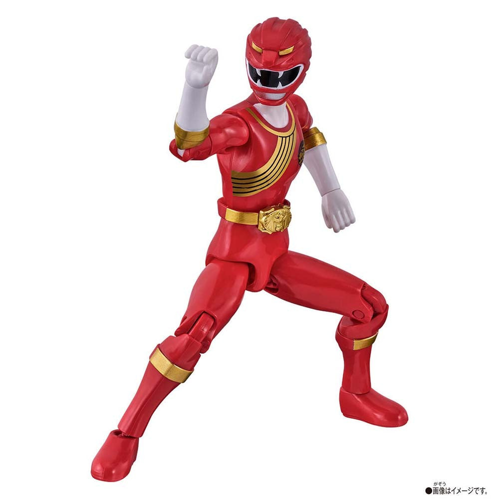 Em estoque, original Bandai Action Hero Super Sentai Power Rangers Coleção Red Rangers Bonecos de Ação Modelo Brinquedo Presente