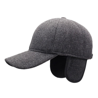 NORTHWOOD Boné Masculino De Inverno Algodão Sólido Quente Corta-Vento Com Protetor De Orelha Ajustável Para Homens Bonés De Beisebol Para Homens Ao Ar Livre