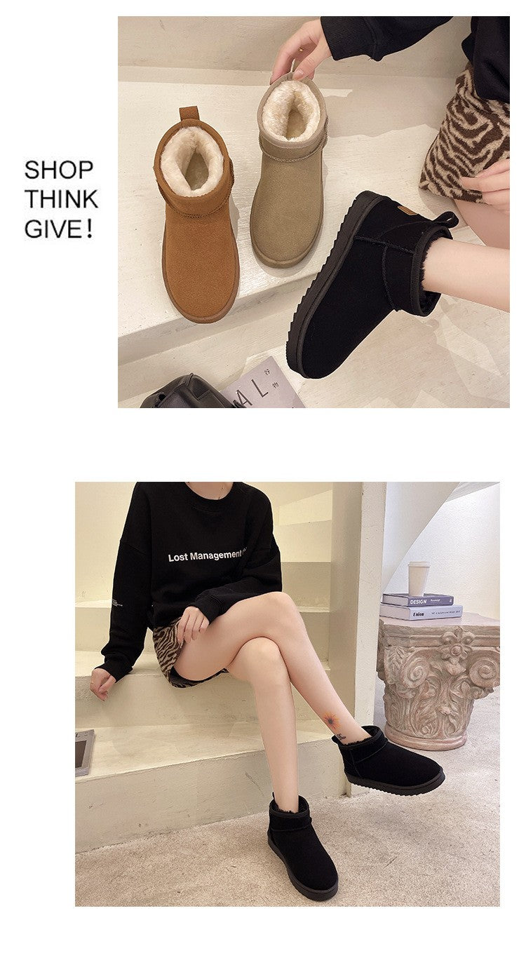 New 2024 Women Winter Ultra Mini Boot Designer Australian Platform Boots for Leather Warm Ankle Fur Booties Luxury Boots