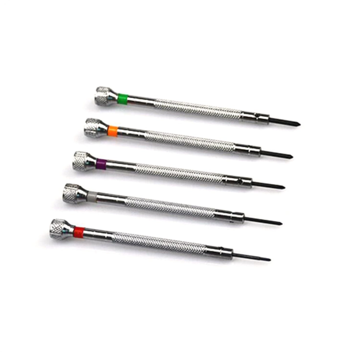 Kit de Ferramentas para Reparo de Relógios 13 Peças Chave de Fenda Profissional de Metal Premium com Fenda Cruzada 0,6-2,0 mm para Relojoeiro