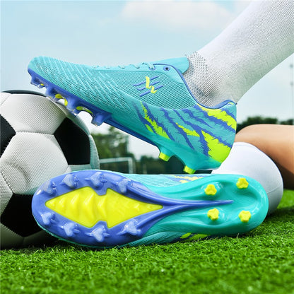 Unisex Youth Soccer Cleats Lightweight FG Football Shoes for Match Training Enhanced Grip Durable Comfortable