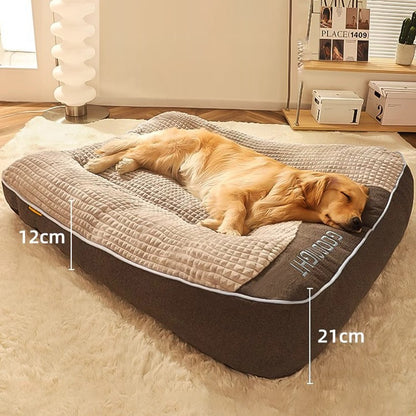 Cama HOOPET para cães e gatos, tapete grande para cães, ninho quente para animais de estimação, canil para cães de porte pequeno, médio e grande, filhotes, gatinhos, tamanho Plus, inverno