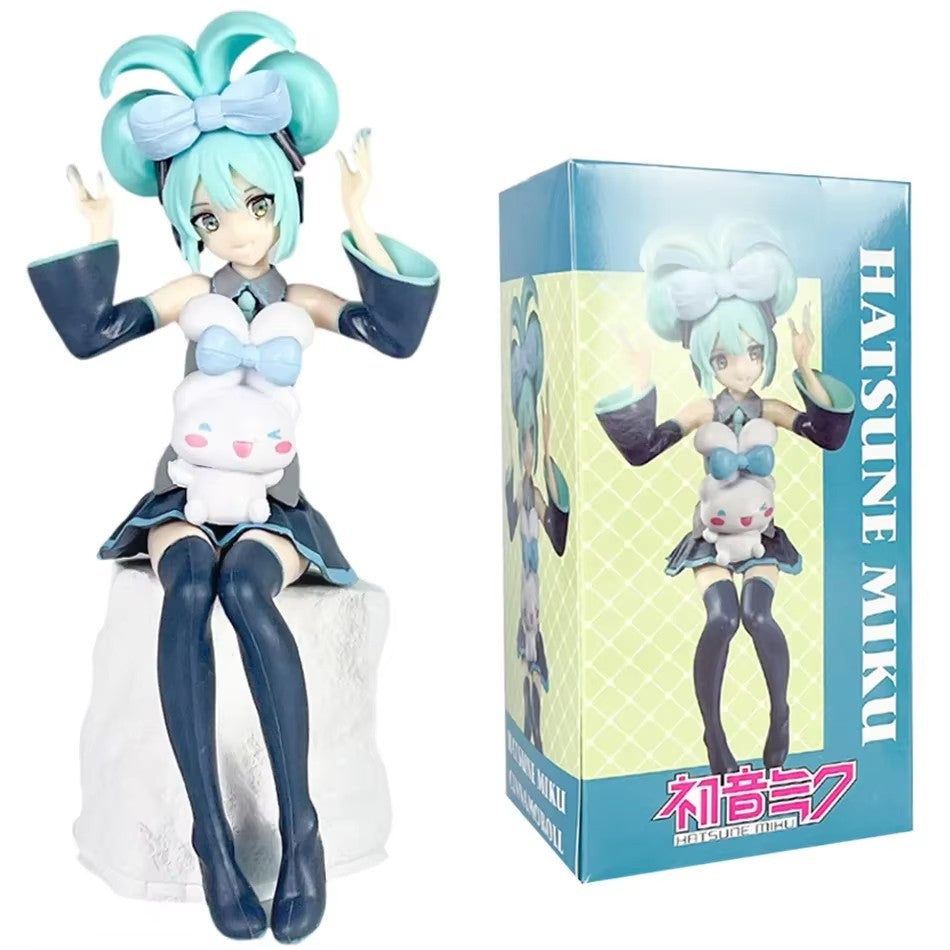 Hatsune Miku Anime Figure Hatsune Miku Desktop Decorations Cute Girl Hatsune Action Figure Model Statue Collection Toys Gift