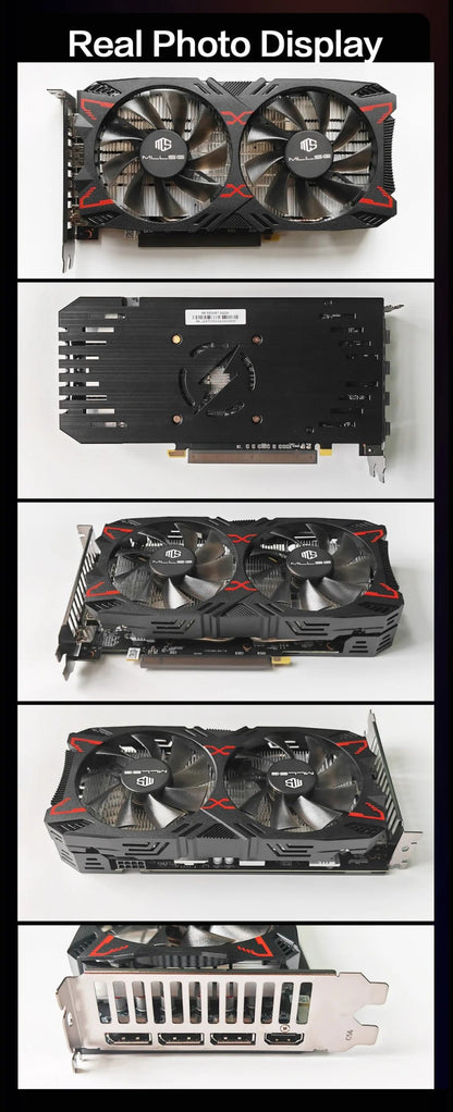Placa de Vídeo Gamer MLLSE AMD RX5500XT 8G 8GB 128Bit GDDR6 PCI-E 4.0×8 GPU Radeon rx5500xt 8gb