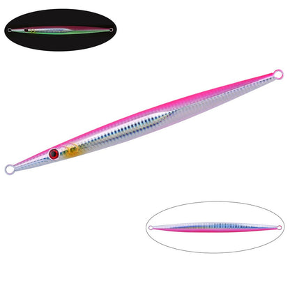 1PC NOVA Isca de Pesca Oceânica JIG de Afundamento Rápido 60g-300g Colher de JIGGING de Metal para Pesca em Alto Mar Isca Artificial Isca Pesada Atum