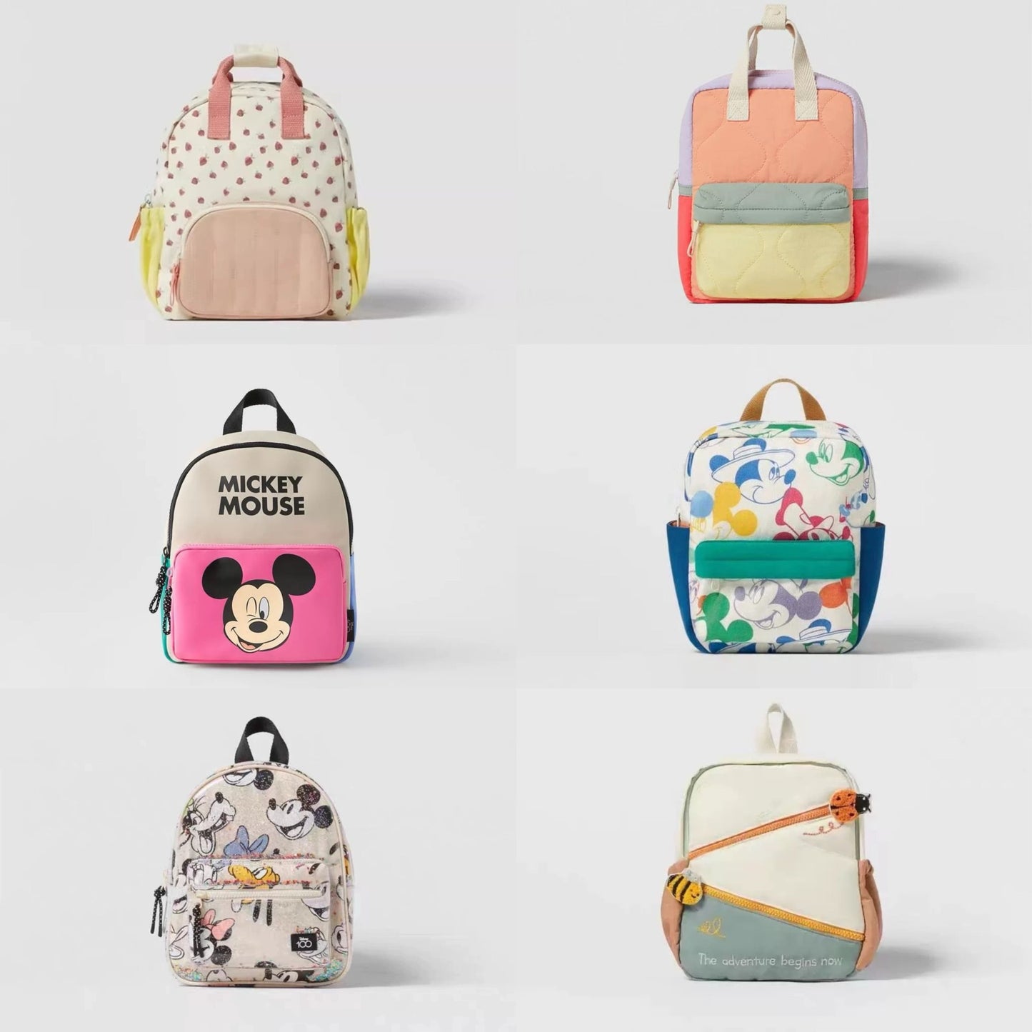 Mochila Infantil 2025 Tendência Nova Mochila Escolar Adorável Moda Casual Versátil Bolsas de Ombro Duplo Mochila com Estampa de Desenho Animado para Bebês Meninos