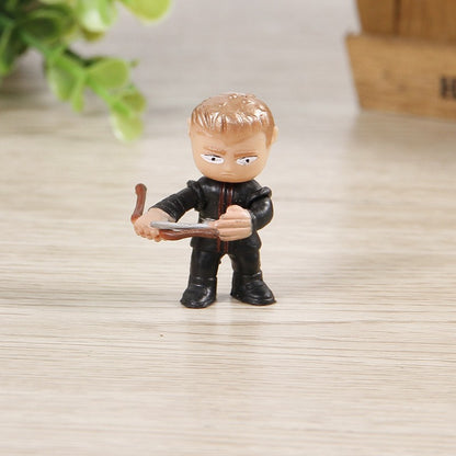 12 Pcs/Set New Q Avengers Mini Figures Hulk Thor Spider Man Action Figure Toys Superhero Model Toys For Children Christmas Gifts