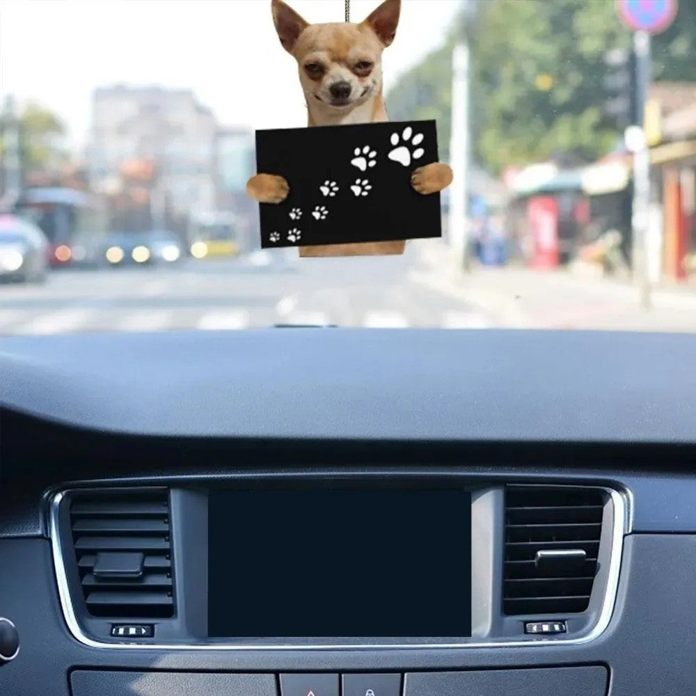 Car Pendant Practical Interior Cute Mini Puppy Pendant Anime Puppy Practical Car Ornament Toy Gift Hanging Decoration Accessory