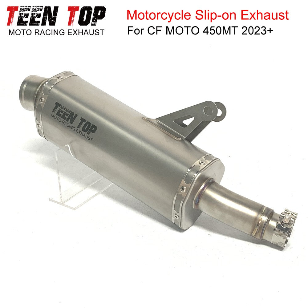 For CFMOTO 450MT Exhaust Muffler High Performance Stainless Steel Motorcycle Escape 450 MT Racing Moto Silencieux 2023+