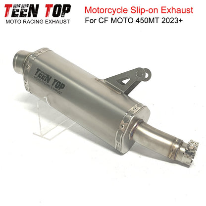 For CFMOTO 450MT Exhaust Muffler High Performance Stainless Steel Motorcycle Escape 450 MT Racing Moto Silencieux 2023+